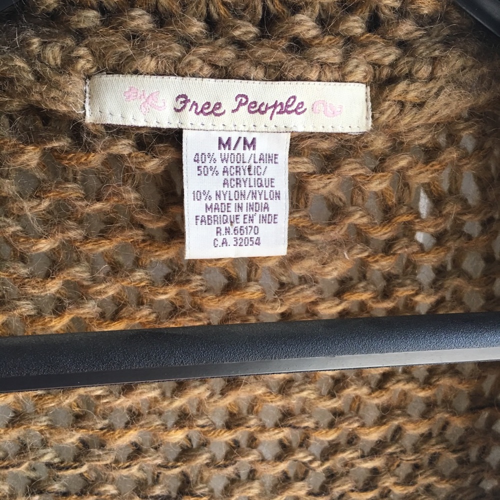 Free People Boho Loose Knit Sweater - Picture 3 of 7